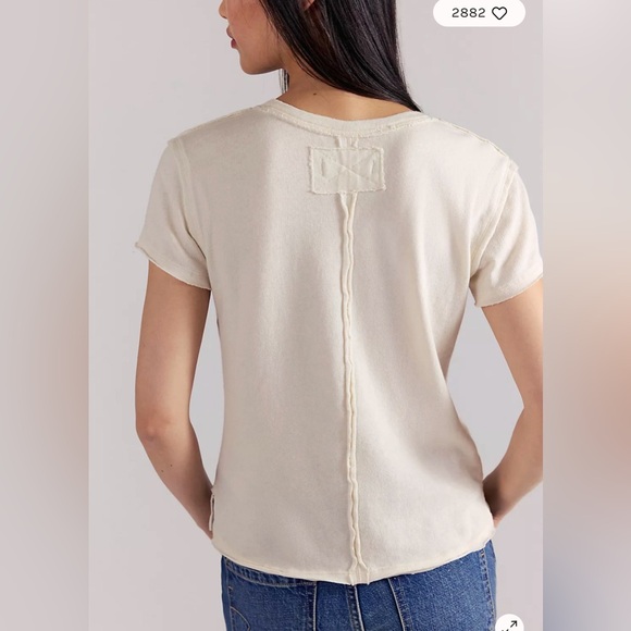 Free People We The Free Fur Friend Tee. NWT. Doodle tee - Picture 2 of 3